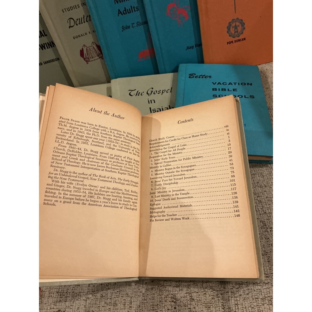 Vintage Convention Press Church Study Course Book Lot of 11 Baptist Ministry 60s - Picture 4 of 5